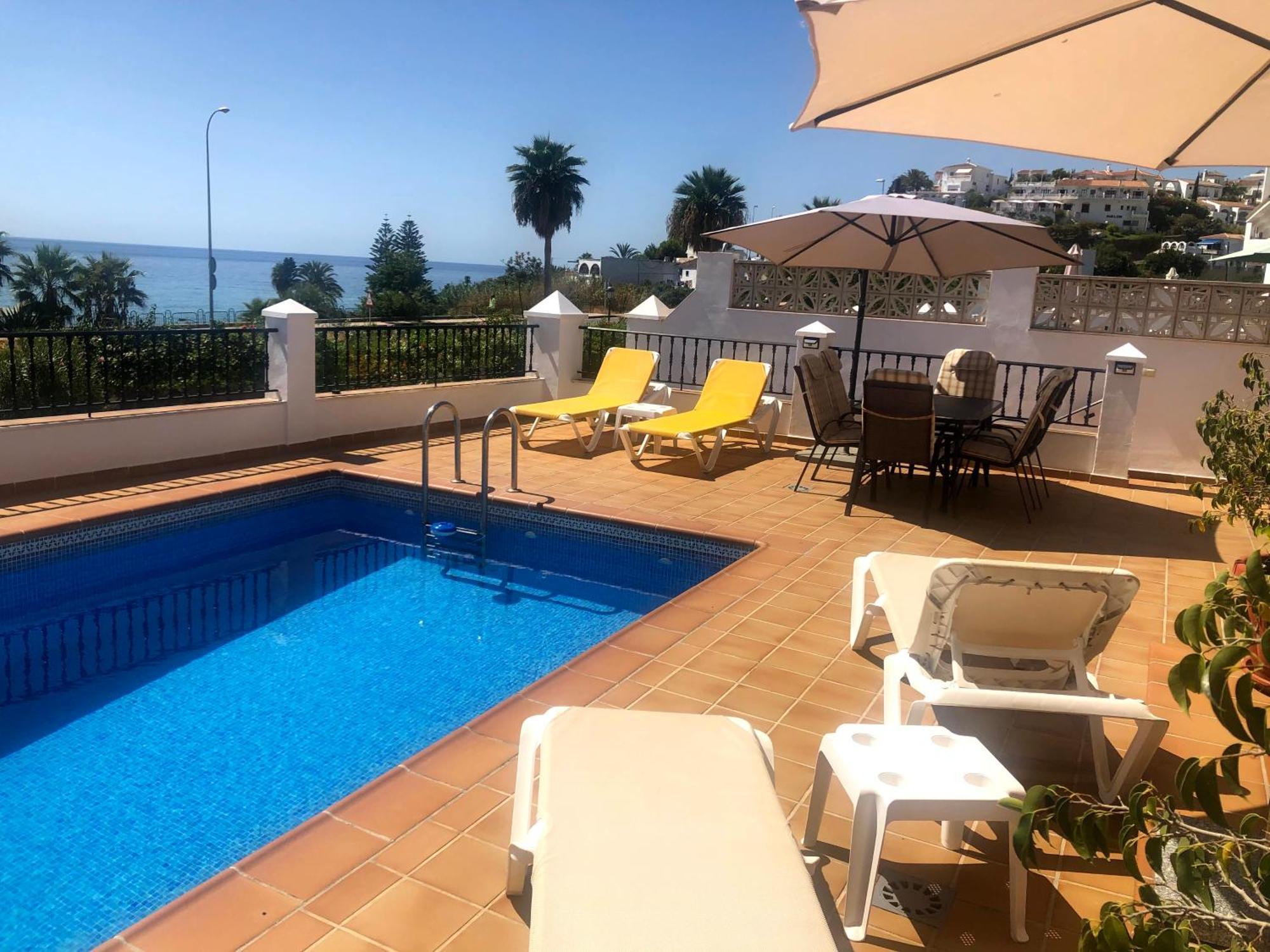 Casa Rosi, Vistas Al Mar, Piscina Privada Y A/A Villa Nerja Exterior photo